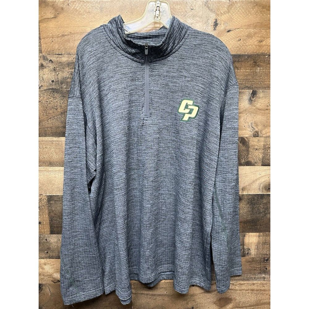 Rivalry Threads Men's Cal Poly‎ 1/2 Zip Jacket Size 2XL